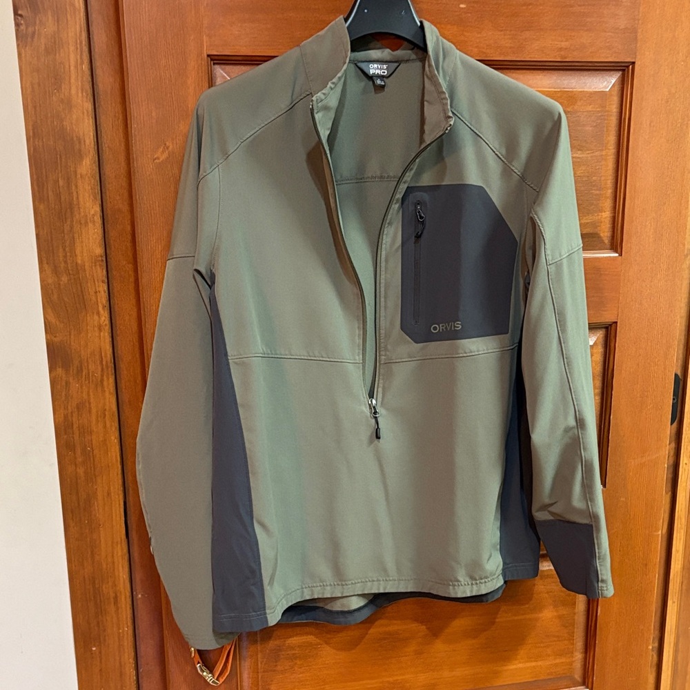 Orvis Pro Men's Olive and Black Lightweight Jacket
